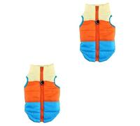 2pcs Pet Clothes Yellow Color Dog Apparel Dog up Costume Dog Walking Flat Reed Dog Clothing Ocean Fish Figures Winter Cl