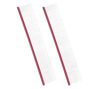 2PCS Pet Grooming Comb Tool for Long Hair Efficient Undercoats Removal Safe for Cats and Dogs Grooming Accessories for Cats for Carpet for Furniture