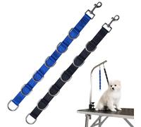 2PCS Pet Grooming Extender, Adjustable Dog Grooming Loops with 6D-Buckles for Pet Grooming Table Bathtub