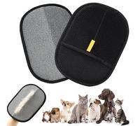 2PCS Pet Hair Removal Glove, 2025 Pet Hair Remover Electrostatic Gloves Washable Reusable Grooming Tool for Cats & Dogs Furniture Bed Sheets Couch Clothes Carpet Car Seat
