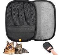 2Pcs Pet Hair Removal Gloves - 2025 New Upgrade, Five-Finger Electrostatic Design, Reusable - for Dogs & Cats, Removes Hair from Couch, Carpet, Clothing, Car Seats