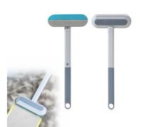 2PCS Pet Hair Removal Tool for Furniture and Upholstery - Reusable, Eco-Friendly Lint Brush with Squeegee - Gentle on Fabric, Ideal for Sofas, Carpets, Beds & More