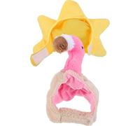 2pcs Pet Hat Cartoon Costume Props for Parties Cloth Adorable Design | Creative Pet Hat Set, Photo Prop and Dress up Accessory, One Flamingo B03208 Plus One Starfish B04412
