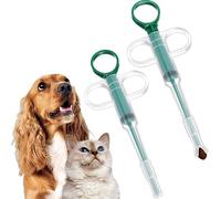 2PCS Pet Pill Plunger Popper ,cat pill popper,cat tablet dispenser. Reusable pill popper for cats. Soft-tipped green pill plungers designed for safe. Easy medication administration to cats and dogs.