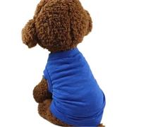 2pcs Pet Shirts Soft Thin Vest Cat Bottoming Shirts for Small Medium and Large Dogs(Blue,XS)