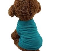 2pcs Pet Shirts Soft Thin Vest Cat Bottoming Shirts for Small Medium and Large Dogs(Green,L)