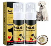 2PCS Pet Skin Soothing Spray,Pet A/ntiseptic Spray for Dogs,Soothing Solution for Itchy Skin Relief,Wound Treatment,Fast-Absorbing Skin Care Spray,Wound Care for Dogs,Gentle,Effective,Smoothing