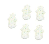 2pcs Pet Sun Protection Clothing Breathable Dog Clothes Dog Summer Clothes Pet Supply Dog Sun- Hoodie Pet Summer Apparel (Ax5pcs XLx5pcs)