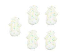 2pcs Pet Sun Protection Clothing Breathable Dog Clothes Dog Summer Clothes Pet Supply Dog Sun- Hoodie Pet Summer Apparel (Ax5pcs Lx5pcs)