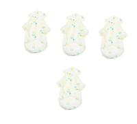 2pcs Pet Sun Protection Clothing Breathable Dog Clothes Dog Summer Clothes Pet Supply Dog Sun- Hoodie Pet Summer Apparel (Ax4pcs Lx4pcs)