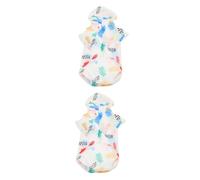 2pcs Pet Sun Protection Clothing Breathable Pet Clothes Dog Sun Protection Clothing Pet Supplies Dog Hoodies for Large D (Ax2pcs XLx2pcs)