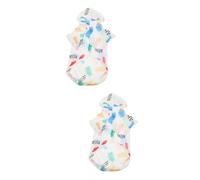 2pcs Pet Sun Protection Clothing Breathable Pet Clothes Dog Sun Protection Clothing Pet Supplies Dog Hoodies for Large D (Ax2pcs Lx2pcs)