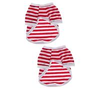 2pcs Pet Vest Dog Clothing Clothing Casual Clothing Puppy t Shirts Mermaid Fish Tank Decorations Dimension Breathable Do