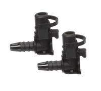2pcs Petrol Water Housing Hose Pipe Connector 55354565 for Vauxhall Mokka 1.4