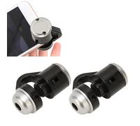 2pcs Phone Microscope 30x Zoom LED Microscope Portable Clip Microscope for Skin Detection Hair Examination