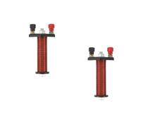 2pcs Physics Educational Equipment Electric Magnet | Primary and Secondary Coils, Enameled Copper Wire, Iron Core Layout, Supports Repeatable Lab Comparisons