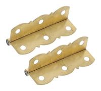 2pcs Piano Accessories Hinge Copper Material Disc Shaped Bookshelf Versatile Use Suitable Piano Bench Lid Instrument Case Small