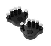 2Pcs Piano Hand Trainer, Piano Finger Exerciser Hand Shape Corrector for Beginner (Black)