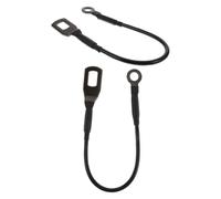 2pcs Pickup Truck Tailgate Support Cables Heavy Duty Replacement Black | Rubber and Steel Build, for Latch Mechanism, Hauling and Loading, DIY Repair on Pickups