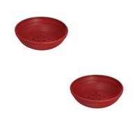 2pcs Pigeon Hatching Bowl with Drainage Ventilation Brown Plastic Nest | Smooth Mellow Surface, Keeps Eggs from Rolling, for PET Shop and Hatching Section Use