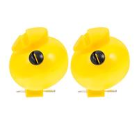 2pcs Pigeon Training Whistle Abs Steel Loud Sound Communication Tool