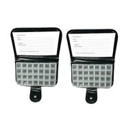 2pcs Pill Boxes 7 Days 4 Times A Day AM/NOON/Evening/Bedtime Pill Box Organiser, Daily Medicine Wallet Tablet Storage Holder in Leather Cover