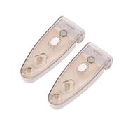 2Pcs Pill Popper for Blister Packs, Pill Organizer Box, Portable Blister Pack Opener for Elderly, Disabled & Weak Hands, Easy Pill Extractor & Travel Medicine Organizer (Light Gray)