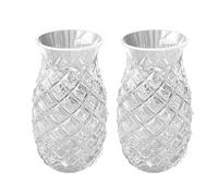 2pcs Pineapple Shape Drinking Glasses, Cocktail Glasses, Pineapple Drinking Glasses, 480ml Vintage Wine Tumbler Glassware, Funny Glass Goblet, Glassware for Cocktails Whiskey Wine Beer