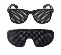 2Pcs Pinhole Glasses Set, Correction Glasses, Pinhole Glasses for Improving Vision Suitable for Reading Assistance and Visual Training