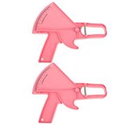 2pcs Pink Body Fat Caliper Measurement Tool, Handheld Skinfold Device | Two-piece Set, Easy Operation and Ergonomic Grip, Suitable for Home or Gym Use, Accurate Readings