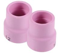 2pcs Pink Ceramic Tig Welding Torch Cup Shield Lens