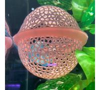 2pcs Pink Floating Betta Hammock for Aquarium,Betta Resting spot and Hide cave,Betta Fish Tank Decor Toy,Fish Feeder Ring,Shrimp Log Bed for Aquarium Accessories(Pink, 1pcs Big and 1pcs Small)