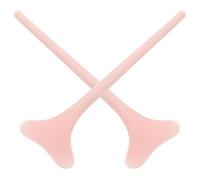 2pcs Pink Plastic Wing Eyeliner Stencil Tool for Precision Eye Makeup | Reusable Guide for Lash Line, On-the-go Touchups, Beauty Enthusiasts, Makeup Lessons Practice