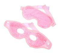 2pcs Pink PVC Gel Eye Ice Pack for Summer Fatigue Relief