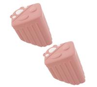2pcs Pink Silicone Triangle Window Corner Protector
