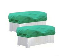 2Pcs Plant Covers, Rectangular Plant Frost Protection Cover, Breathable Non-Woven Fabric Cold-Weather Shield For Plant Frost Protection(150X40X45CM)