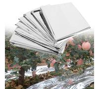 2Pcs Plant Reflective Film Plant Growth Mylar Films 82.7×47.2inch High Reflective Garden Greenhouse Covering Foil Sheets Reflective Covering Foilsheets for Garden to Increase Plantgrowth