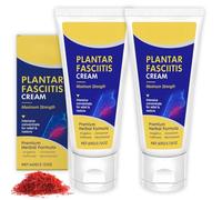 2Pcs Plantar Fasciitis Relief Cream - Heel Pain Relief Cream for Heel Spurs, Knee, Hands & Legs, Soothing Foot Moisturiser for Dry Cracked & Plantar Fasciitis, Fast-Acting Natural Herbal Formula