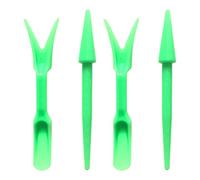 2Pcs Planters Digging Tool, Seedling Lifter, Plastic Garden Hand Seedling Tool Set, Transplanting Tool, Gardening Tool, Loosening Soil, Soil Puncher, Planting Tool for Garden Greenhouse (Green)