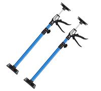 2Pcs Plasterboard Props 115-290CM Adjustable Telescopic Drywall Builders Props 40Kg Load, Telescopic Hand Lifting Jack Tools for Ceiling Plasterboard Support Door frame Tensioner Pole