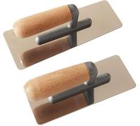 2pcs Plastering Trowel/Flexible Midget Plastering Trowel/Stainless Steel Plastering Tools/Bricklayer Manual Plastering Trowel for Building