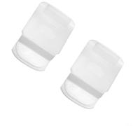 2PCS Plastic Battery Cover for BL1830 BL1840 BL1850 14.4V 18V Power Tools - Water and Resistant, Lightweight with Enhanced Heat Dissipation, White