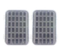 2pcs Plastic Bobbin Case with Sponge for Sewing Bobbins