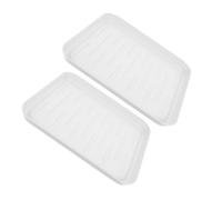 2pcs Plastic Boot Mat Tray for Entryway Indoor Shoe Storage | Pp Build, Antislip Waterproof Surface, Sturdy Multifunctional Design for Pots and Shoes