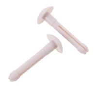 2pcs Plastic Chin Rest Paper Pins for Optometry Machine, White