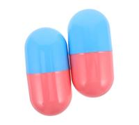 2pcs Plastic Eggshaped Capsule Storage Box for Gumball Machine | Creative Keepsake Container, Large Event Capsules for Graduation Time, Portable Reusable Design for Children