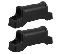 2pcs Plastic Footrest Slider for Recliner Office Chair, Black Plastic | Gaming Chair and Office Chair Use, Home and Office Settings, Smooth Sliding Action, Easy to Clean