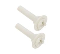 2pcs Plastic Freezer Drain Tube for Refrigerator, 54mm White