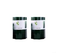 2pcs Plastic Garden Edging Fence 9m Flexible Wave Border Green PP Material | UV resistant material secures easily bends to curves or lines heights 10cm 15cm 20cm blocks soil spread
