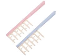 2pcs Plastic Massage Comb Wide Tooth Styling Comb for Women